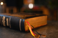 Bible familiale anglaise en gros personnalisée en cuir, Bible héritage sur mesure, Apocryphes