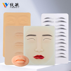 2025 Tốt Nhất Bán Cao Cấp 3D Silicone Lông Mày Môi Hình Xăm Thực Hành Da Bán Buôn Hot Phong Cách Tốt Nhất Trang Điểm Vĩnh Viễn Công Cụ Đào Tạo - Product Image 1