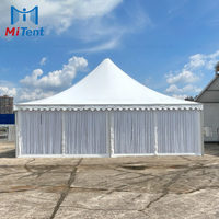 Tente Pagode, Tente pour Cérémonies Funéraires, Tente de Mariage, Tente d'Exposition Extérieure, Tente de Salon Professionnel, Tente d'Événement