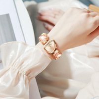 GEDI Kleid Zirkonia Mode Damen Quarz Armbanduhr Edelstahl Wasserdicht Luxus Geschenk Armband Lady Uhren