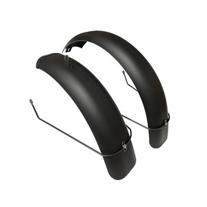 Guardabarros Universal para bicicleta, doble guardabarros de plástico ajustable para bicicletas de carretera 26 27,5 29 700C compatibles con <span class=keywords><strong>BMX</strong></span> y ciclismo de carretera - Product Image 1