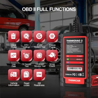 Scanner Auto 2026 Thinkcar ThinkDiag 2 Universale OBD con Controllo Bidirezionale, Funzione Sistema Completo, Strumento Diagnostico OBD2 per Auto