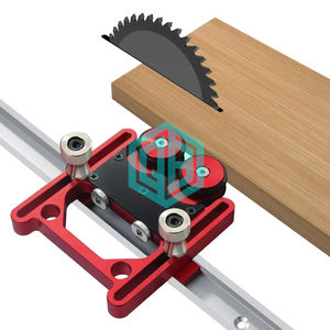 Guías en stock de corte claro, rueda unidireccional elástica, tablero de plumas ajustable, guías de rodillos antirrebote, herramienta de empuje de seguridad - Product Image 6