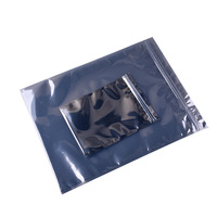 Sac de protection antistatique gris argenté personnalisé, emballage sous vide épaissi résistant à l'humidité pour puces IC et écouteurs d'ordinateur