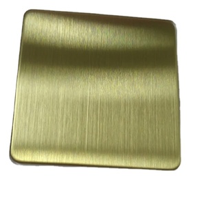 Tôle d'acier inoxydable colorée, plaque d'acier inoxydable couleur PVD pour la décoration - Product Image 1