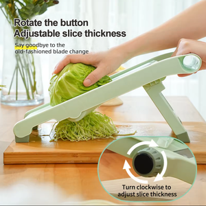 Mandoline manuelle en acier inoxydable <span class=keywords><strong>Presse</strong></span> à main Coupeur de légumes et de tomates Hachoir Dicer et coupeur de légumes en plastique - Product Image 3