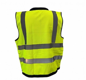 Gilet di <span class=keywords><strong>Sicurezza</strong></span> Riflettente in Poliestere a Rete ANSI Classe 2 per Uomo, Personalizzabile con <span class=keywords><strong>Logo</strong></span>, per Lavoro e Costruzioni - Product Image 4