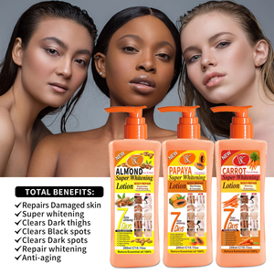 Crème Corps au Curcuma 200ml la Plus Vendue Effet Éclaircissant Intense Anti-Taches Brunes et Anti-Âge Hydratante et Éclatante Soin de la Peau - Product Image 3