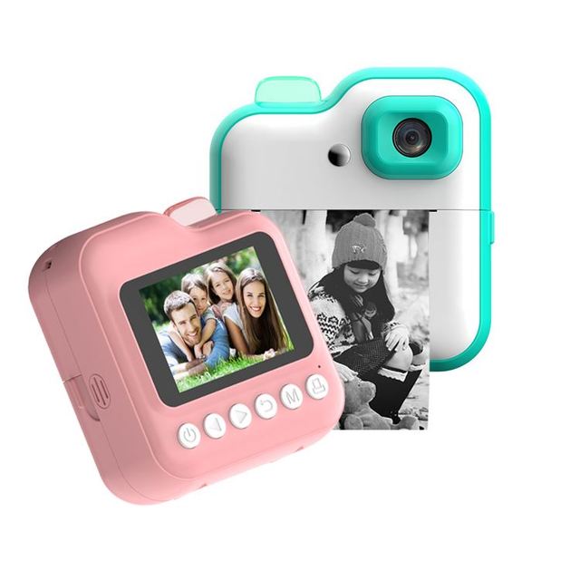 2026 Factory Products Children Camera With Printer Camara Instantanea Shoot Instant Print Camera with Printing Paper  for Kids