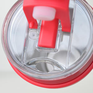 Gobelet isotherme réutilisable en acier inoxydable à double paroi de 40 oz avec poignée et paille, personnalisable avec logo, en stock - Product Image 5