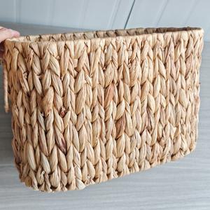ตะกร้าเก็บของทอมือโบไบทรงสี่เหลี่ยมผืนผ้า สีธรรมชาติ สำหรับจัดเก็บของเล่น แบบตั้งพื้น รุ่น RD235113 - Product Image 5