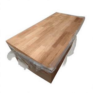 Plateaux de table à manger en chêne rouge nord-appalpanais écologique, assemblés par joint de doigt, de fabrication américaine - Product Image 1