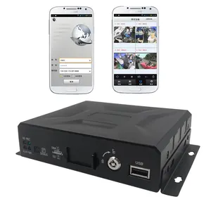 4ch SD Card H.265 1080P DVR móvil, 4ch h.265 MDVR económico con GPS