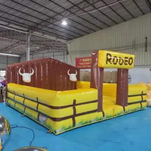 Eğlence parkı oyunları rodeo mekanik boğa şişme buldozer makinesi satılık çocuklar mekanik boğa