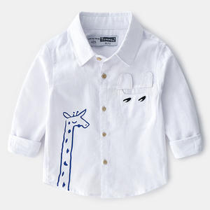 เสื้อเชิ้ตแขนยาวลำลองลายการ์ตูนสำหรับเด็กผู้ชายจากร้านขายส่งออนไลน์ - Product Image 3