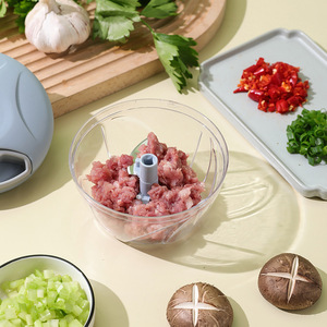 Manual Garlic Mincer Food Grade Stainless Steel Household Kitchen <b>Tool</b> For Garlic Ginger Onion Mincing With Lid And Blade <b>Set</b> - Product Image 4