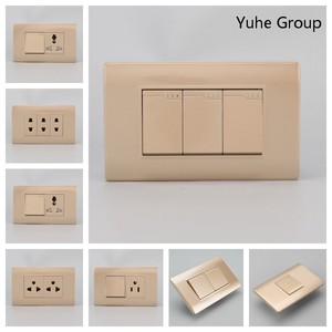 Interruptor de Pared Moderno de 3 Botones con Control Táctil, 16A 250V, Metálico, Minimalista, IP20 - Product Image 6