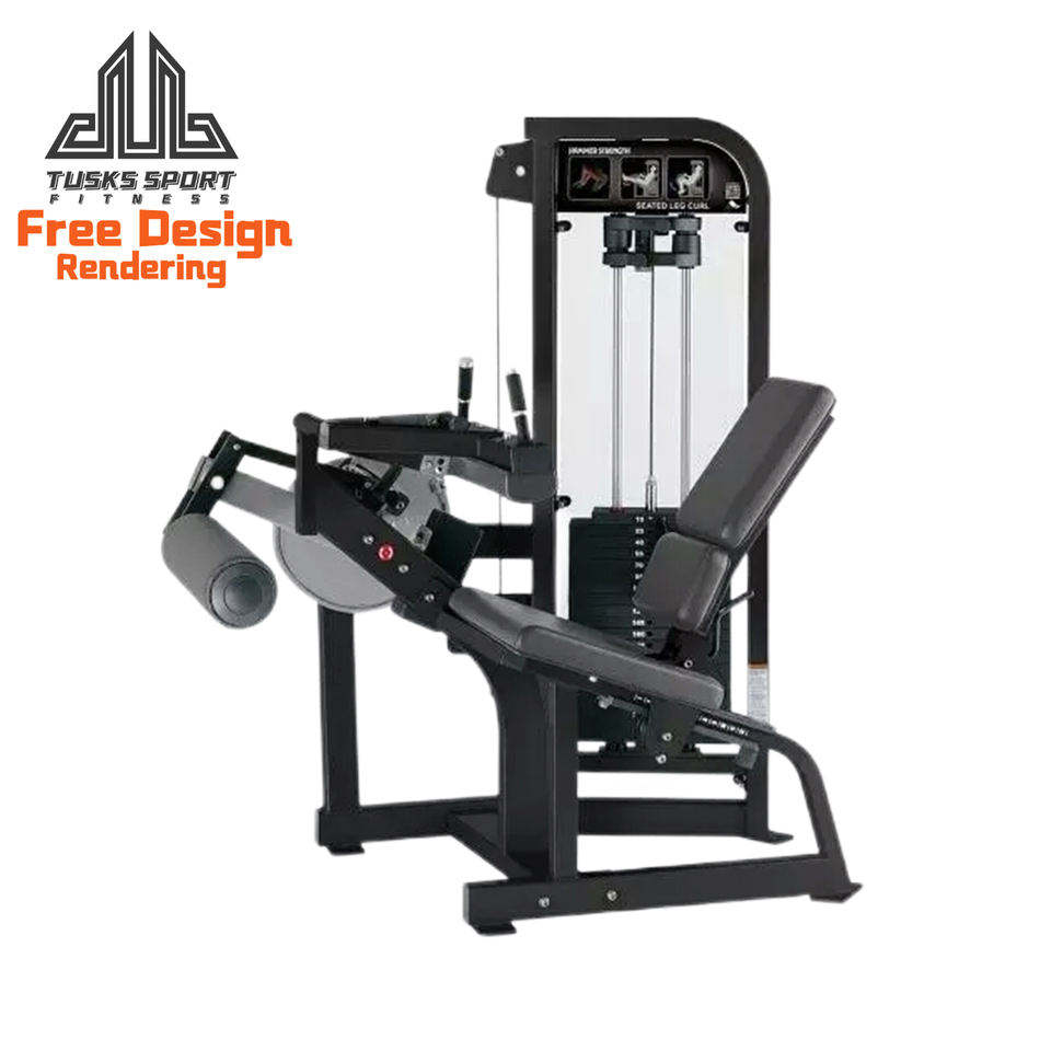 Body Building Commercial Gym Strength Machine Seated Leg Curl for ...