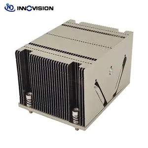 用于超微窄中央处理器冷却器散热器SNK-P0048PS 2011-2U3NP的无源LGA2011 2U窄服务器散热器