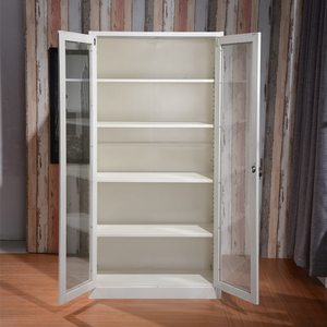 Thép Chất lượng cao đu cửa cuốn sách trường hợp kim loại tài liệu lưu trữ văn phòng Tủ hồ sơ tủ với thủy tinh - Product Image 3