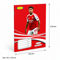 Carnet d'exercices personnalisé 155x210mm avec reliure agrafée pour étudiants, fournitures scolaires en gros, fabricants de fournitures scolaires, Soudan du Sud