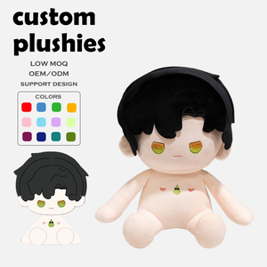 10cm Kpop-Puppe ASTM CE ODM OEM Handgefertigte Puppen Maßgeschneiderte Maskottchen-Plüschtiere Kundenspezifische Plüschpuppe mit Kleidung - Product Image 1