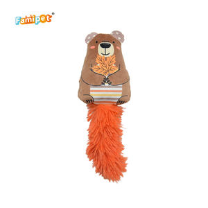 Famipet produttore personalizzato all'ingrosso nuovo carino coda lunga animali di Design gattino giocattolo morbido Pet Pet gatto giocattolo con erba gatta - Product Image 5