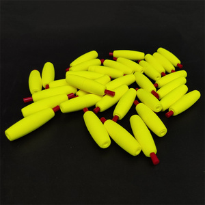 Flotteurs de pêche en polystyrène jaune fin CHXFOAM, flotteurs pour la pêche au poisson-chat - Product Image 3
