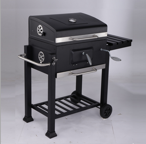 <span class=keywords><strong>Parrilla</strong></span> de <span class=keywords><strong>barbacoa</strong></span> de carbón multifunción grande de 24 pulgadas 490 Sq. Área de cocción en pulgadas <span class=keywords><strong>con</strong></span> bandeja de carbón de elevación y mesa auxiliar plegable - Product Image 2