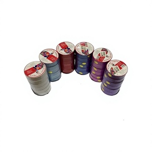 MNJ Magnifique bobine de ruban satiné blanc uni 10M Modèle 12003 pour emballage cadeau et décorations - Product Image 1
