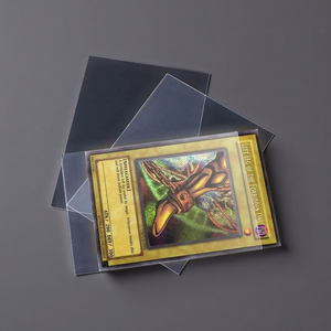 Custom Logo Protective Sports <b>Card</b> Penny Sleeves for Trading <b>Cards</b> 6489mm 6691mm Eco-Friendly PP MOQ 500 Pack Fast Delivery - Product Image 1