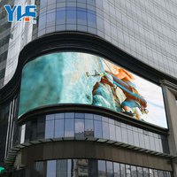 Affichage LED 3D cylindrique flexible à surface incurvée de Shenzhen avec résolution 8K HDR10+ luminosité 7000cd étanche IP65