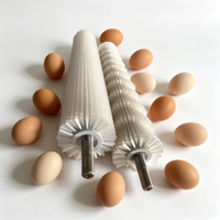 Pièces de rechange pour brosse à rouleaux de machine à nettoyer les œufs de qualité alimentaire personnalisable