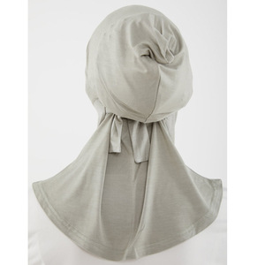 Gorro de Jersey Ajustable Elástico y Transpirable de Fibra de Bambú con Costuras de Alta Calidad para Mujer, Estilo <span class=keywords><strong>Ninja</strong></span> <span class=keywords><strong>Hijab</strong></span> - Product Image 5