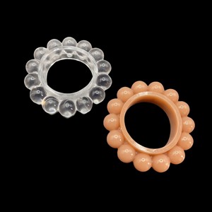 Cock Ring Set 14 Bead <b>TPE</b> Delay Ejaculation For Couples Adult Use - Product Image 1