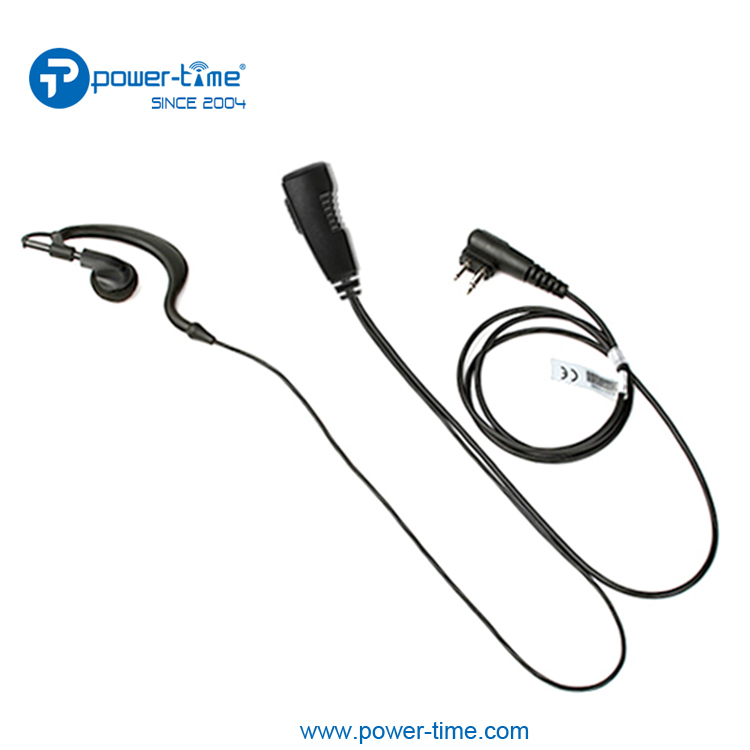 Micro écouteur EarHook en forme de G pour le service de sécurité TK-360
