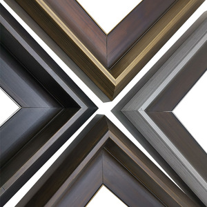 Wooden <b>Frame</b> Lines 97052 Pine Rectangular Wall Mounting For Picture Calligraphy Painting <b>Frames</b> Coffee Gold Silver Teak <b>Black</b> - Product Image 2