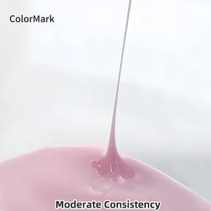 جل قاعدة جِل أبيض وردي عاري من العلامة التجارية الخاصة: غطاء 2 في 1 ، تقوية ، تسوية ذاتية بالأشعة فوق البنفسجية/طبقة قاعدة مطاطية صلبة ليد - Product Image 2