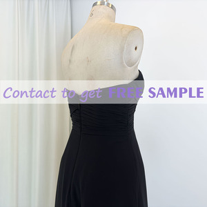 Teeniee - Vestido de noiva formal preto com alça removível para mulheres, vestido elegante de baile para festas, novidade da moda - Product Image 4