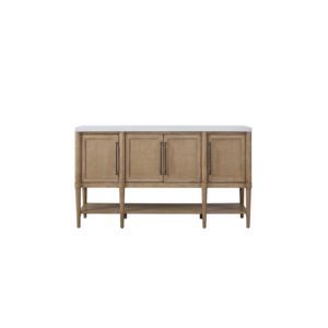 DB <b>Sideboard</b> with Cement Topped Server and Cane Insets - Product Image 1