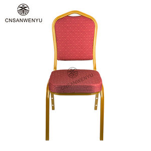 Bán buôn ngoài trời trong nhà giá rẻ sang trọng ưa thích Stackable cho thuê vàng kim loại sắt thép tiệc cưới khách sạn ghế cho các sự kiện - Product Image 5