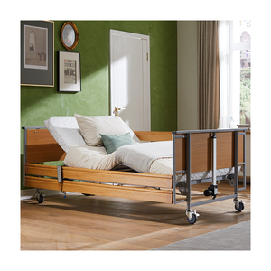 Cama Médica Eléctrica Parcial de Madera con Certificado IEC 60601 para Cuidado de Pacientes en Hogares de Ancianos y Hospitales - Product Image 1