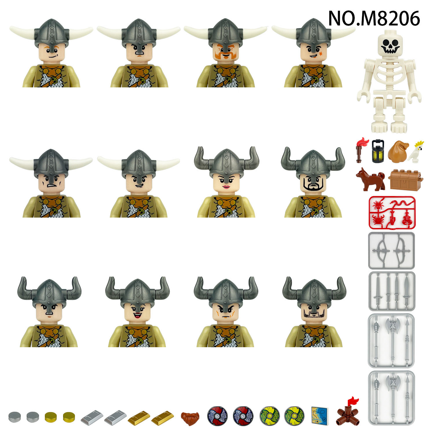 M8206 Buy 12 pcs for one set
