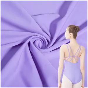 Wingtex Free Sample 4 Way Lycra Brown Knit Fabric Shape Body Solid Lavender 74 Nylon 26 Spandex Fabric for Clothing