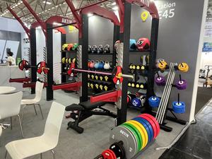 Juego de 10 Soportes para Equipo de Gimnasio con Ruedas, Solución de Almacenamiento Móvil Compacta, Soporte para Pesas y Sentadillas - Product Image 6