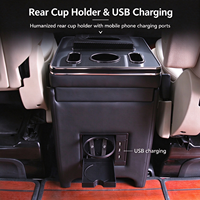 Boîte d'accoudoir de console centrale W447 pour Mercedes Classe V V220 V250 V260 2014-2023 avec chargement USB et rangement