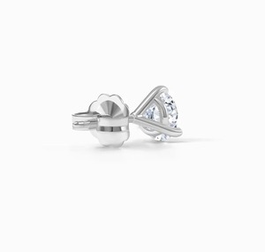 Pendientes de compromiso de moissanita de calidad premium para mujer, diseñados para fiestas de compromiso y bodas, disponibles para la venta. - Product Image 3