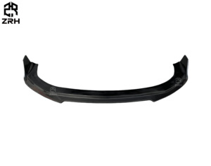 Alerón de parachoques delantero de fibra de carbono Real para <span class=keywords><strong>Audi</strong></span> <span class=keywords><strong>A7</strong></span> <span class=keywords><strong>S</strong></span> <span class=keywords><strong>Line</strong></span> S7 2019 + labio delantero de pieza de automóvil - Product Image 2