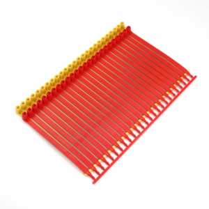 A-001 Asialockseal Segel Plastik PP+PE Warna Kustom untuk Pintu Kontainer Truk Trailer Kunci Kekuatan 270N Panjang Segel 188mm - Product Image 1