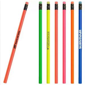 Lot de 12 crayons en bois personnalisés avec logo, 7 pouces, pour étudiants, en graphite noir, crayons en bois HB standard - Product Image 1